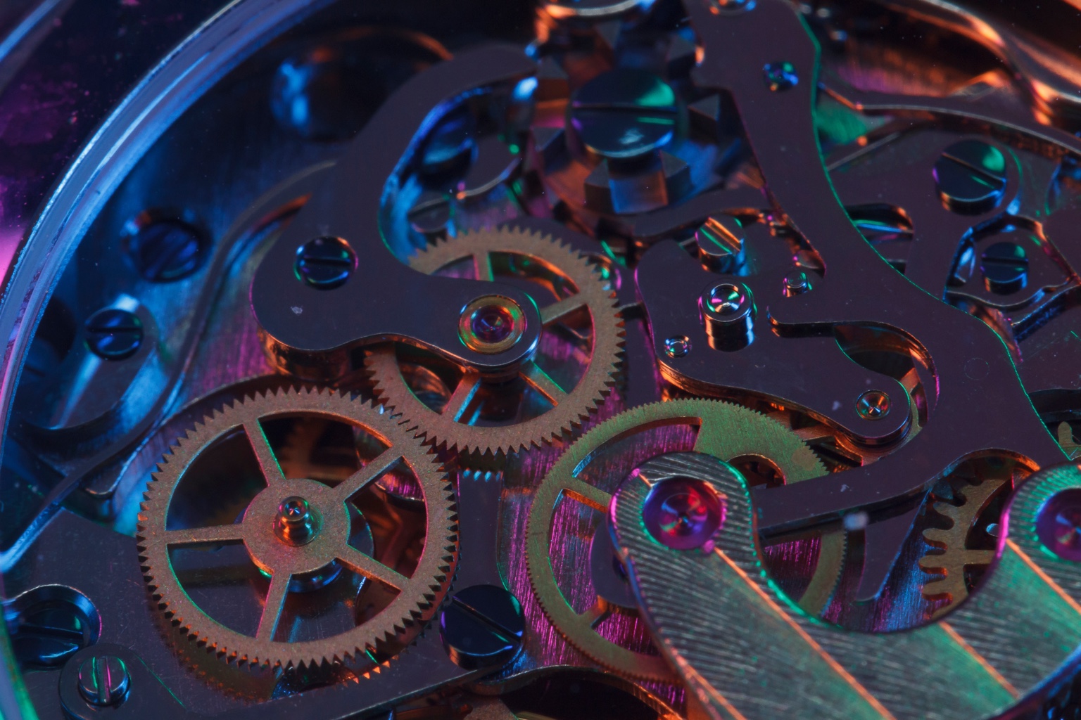 Mechanisches Uhrwerk als Symbol für Führung, Verantwortung und selbstständig funktionierende Teams
